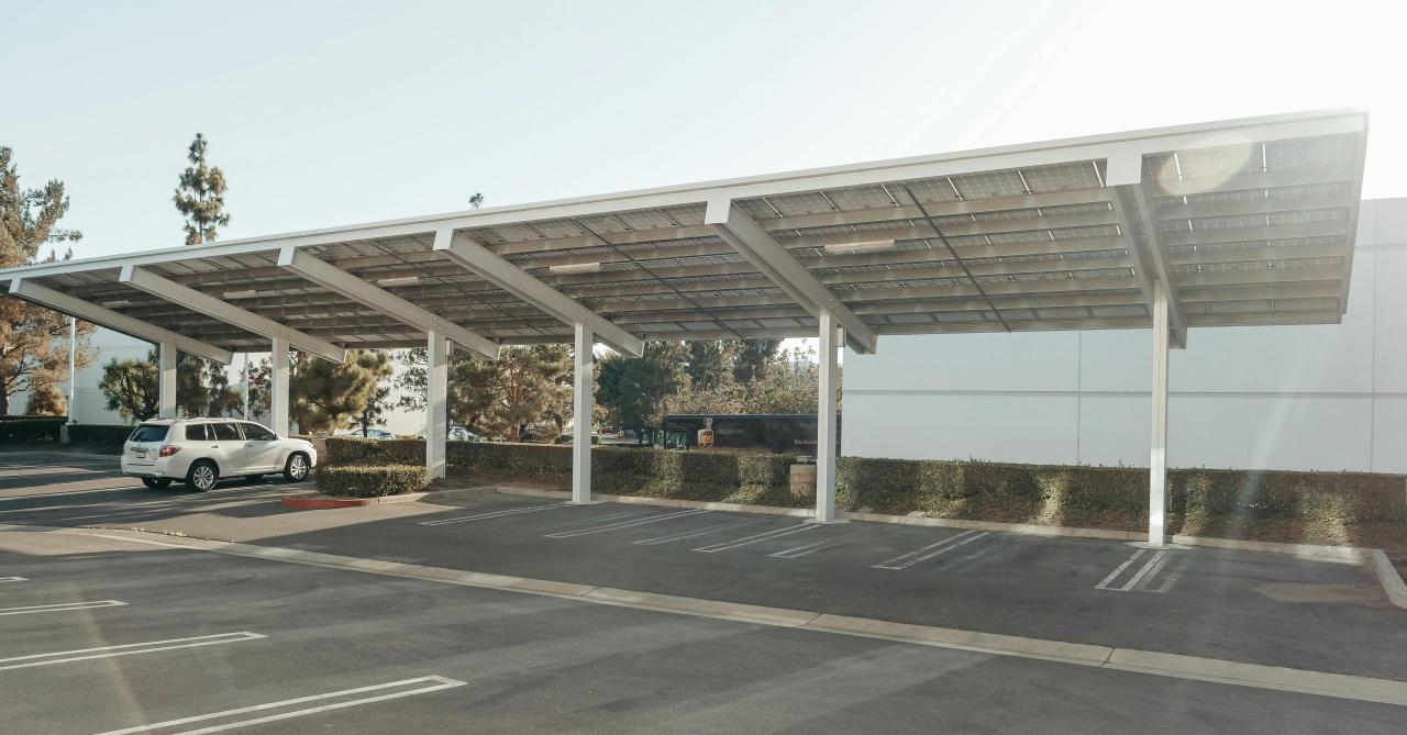 Carport fotovoltaico